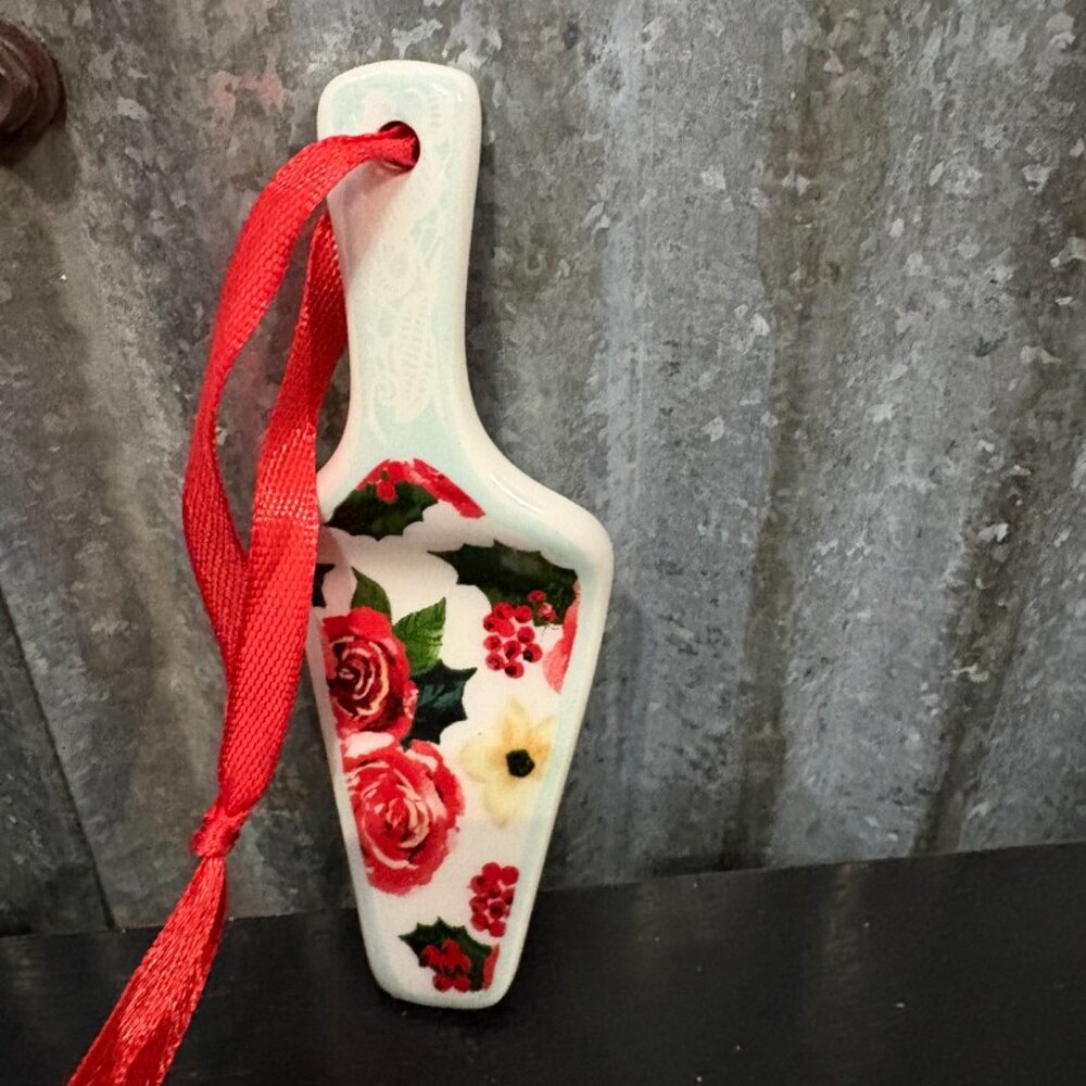 The Pioneer Woman Christmas Tree Bowl Pie Server Trinket Dish Set - Picture 4 of 4